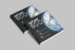 Square Book Mockup