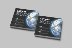 Square Book Mockup