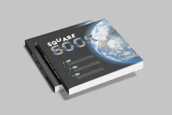 Square Book Mockup