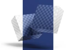 Square Box Packaging Mockup Set