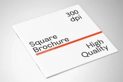 Square Brochure Mockup