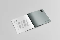 square brochure mock-up