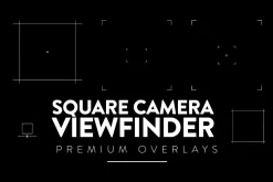 15 Square Camera Viewfinder Overlays