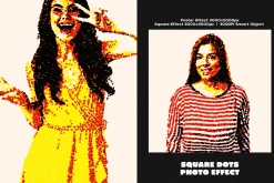 Square Dots Square, Poster Effect