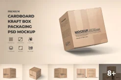 Square Kraft Paper Box Packaging