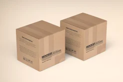 Square Kraft Paper Box Packaging