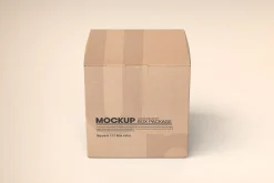 Square Kraft Paper Box Packaging
