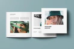 Square Magazine / Brochure Mockup
