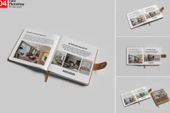 Square Notebook Mockup