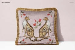 Square & Round Velvet Cushion Mockup