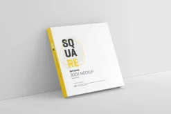 Square Softcover Book Mockup