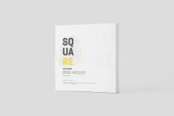 Square Softcover Book Mockup