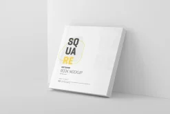 Square Softcover Book Mockup