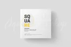 Square Softcover Book Mockup