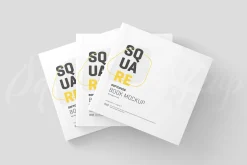 Square Softcover Book Mockup