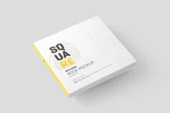 Square Softcover Book Mockup