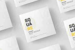 Square Softcover Book Mockup
