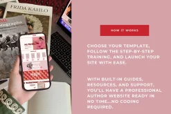 Squarespace Author Website Template