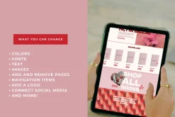 Squarespace Author Website Template