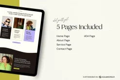 Squarespace Bold Agency Template