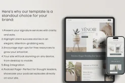 Squarespace Website Template