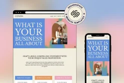 Squarespace Website template