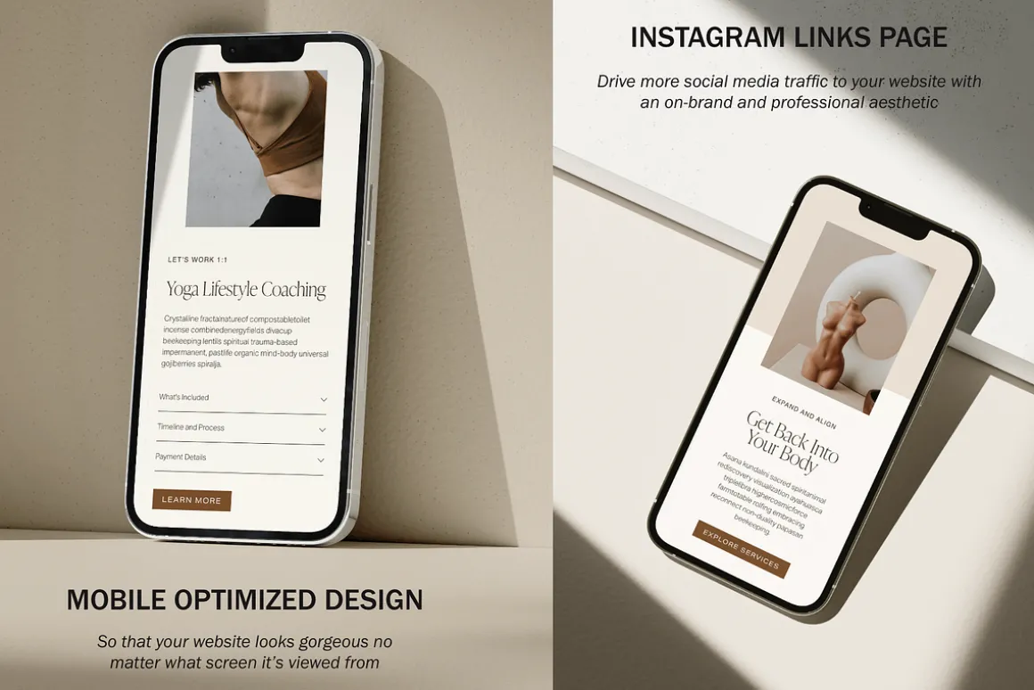 Squarespace Website Template