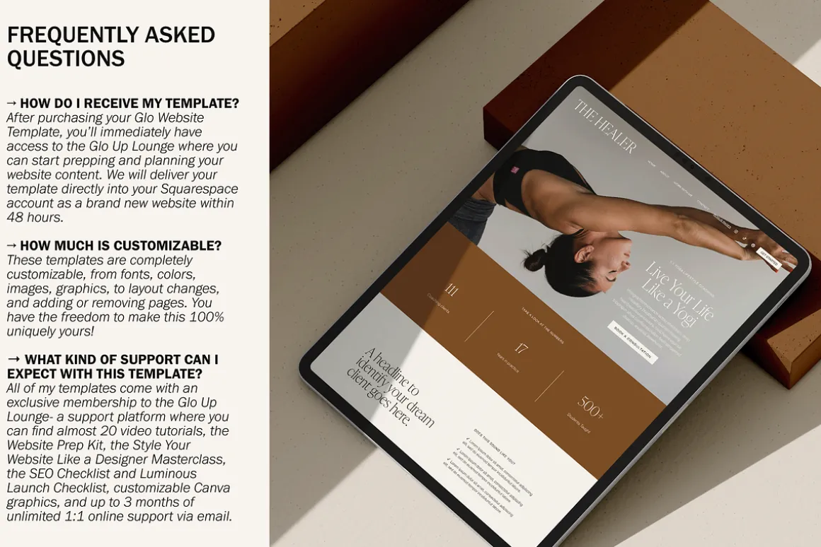 Squarespace Website Template