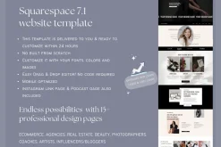Squarespace Website Template 7.1