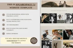 SquareSpace Website Template Photo