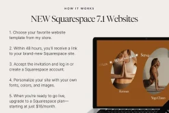 Squarespace Website Template Boho