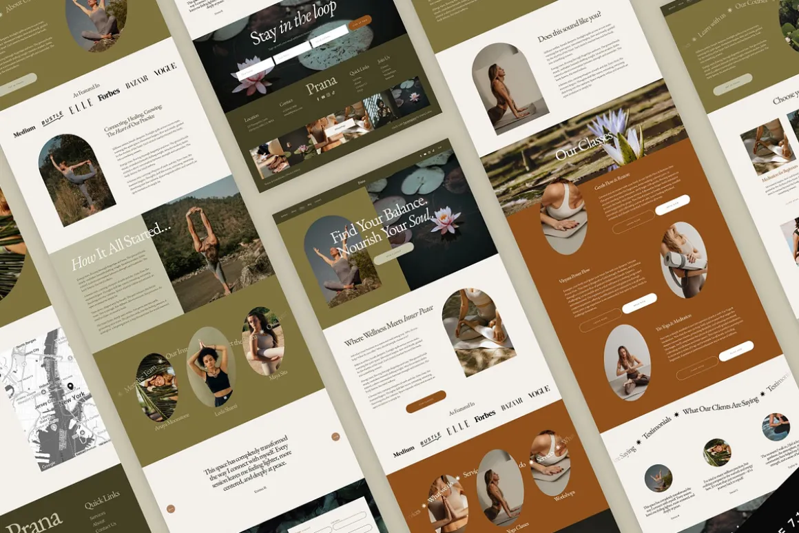 Squarespace Website Template Boho