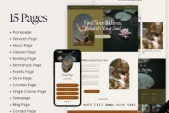 Squarespace Website Template Boho