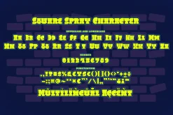 Square Spray Graffiti Font