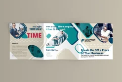 Square Trifold InDesign Brochure