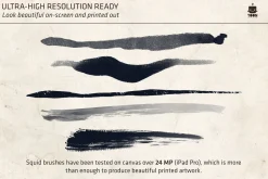 Squid Brush Pack for Procreate