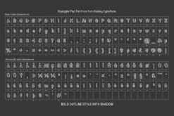 Squiggle Pop Font - Fun Display Type