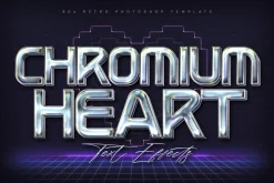 80s Retro Nostalgia Text Effects