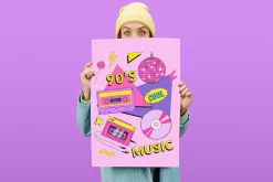 90s Retro vector illustration