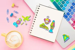 90s Style Stickers Pack + bonus