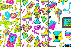 90s Style Stickers Pack + bonus