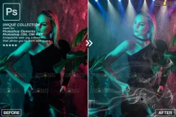 Stage lights overlays