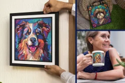 Stained Glass Dog Breed Art Vol 1