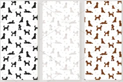 Standard poodle clipart