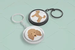 Standard poodle clipart
