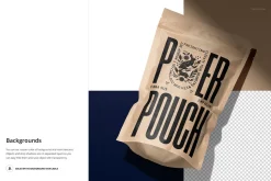 Stand Up Paper Pouch Mockup Set