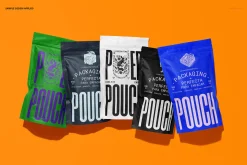 Stand Up Paper Pouch Mockup Set