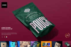 Stand Up Paper Pouch Mockup Set