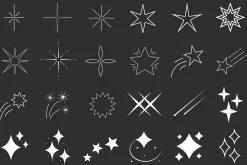 Stars & Sparkles Procreate Stamps