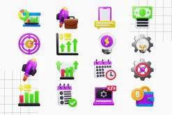 Startups 3D Icons